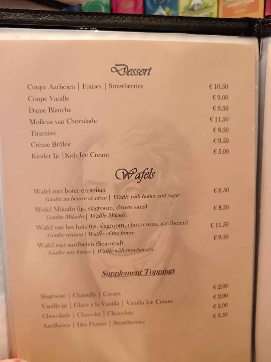 Menu Restaurant Beethoven-1